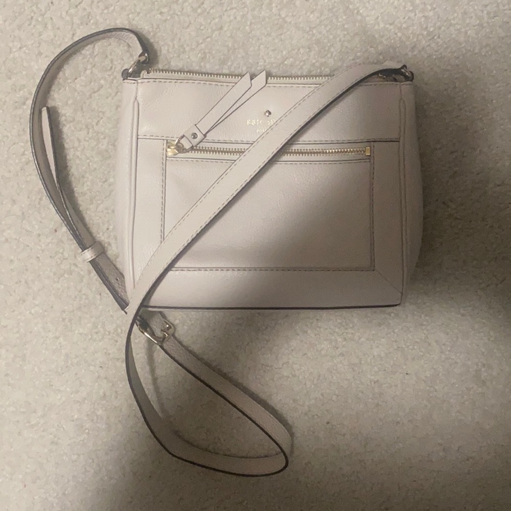 EUC kate spade beige crossbody bag